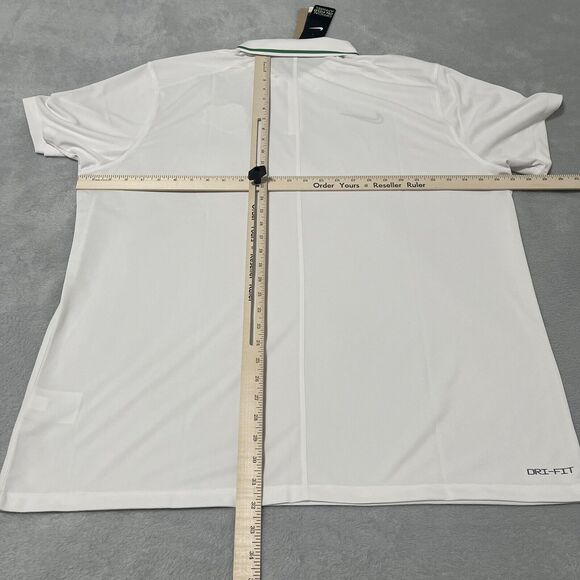 Oregon Ducks Polo Shirt XXL 2XL Mens White NikeThrowback Special Game Coaches - Picture 11 of 14